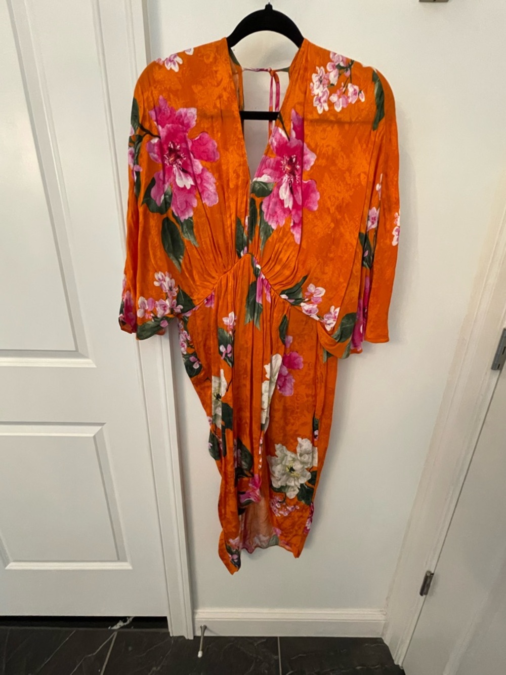 ASOS Orange Floral Dress